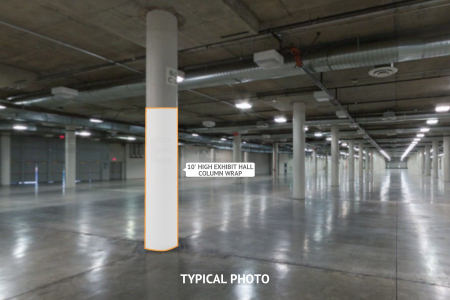 Exhibit Hall Lvl 1 Column Wrap L1-EHC18